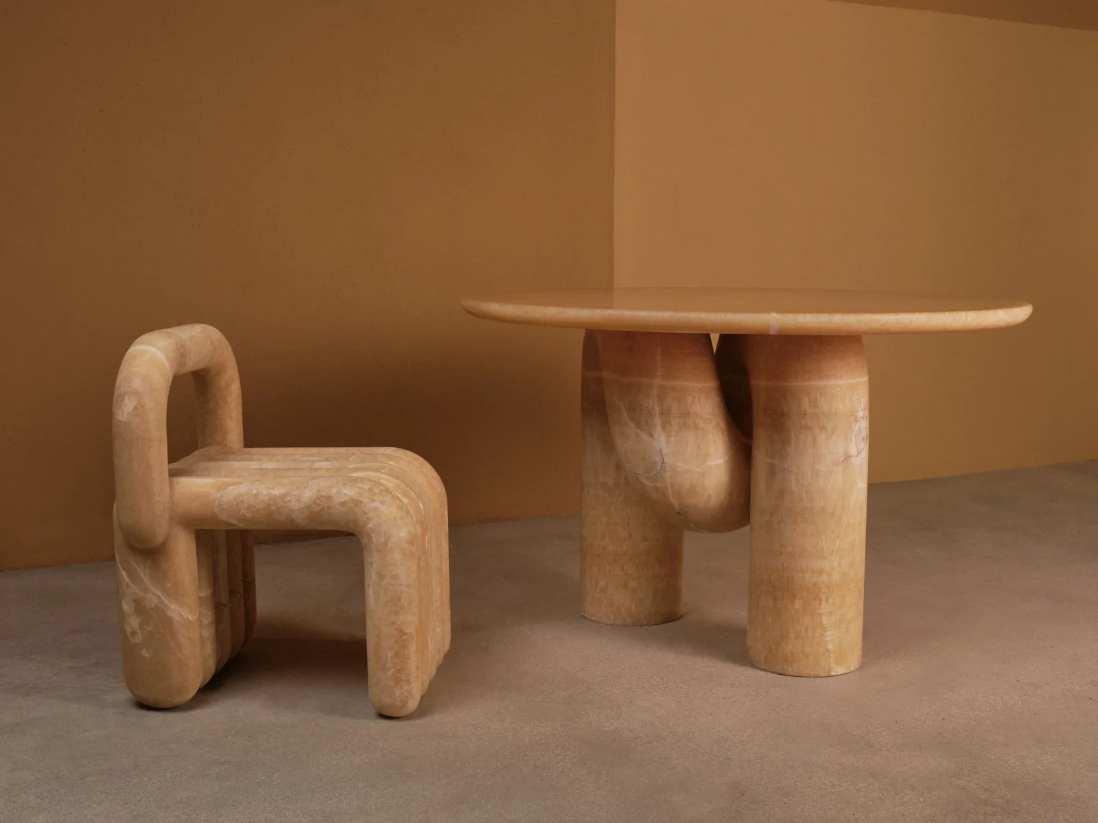 Kelly Wearstler Nudo 2 collection in ARCA natural stone, view 1