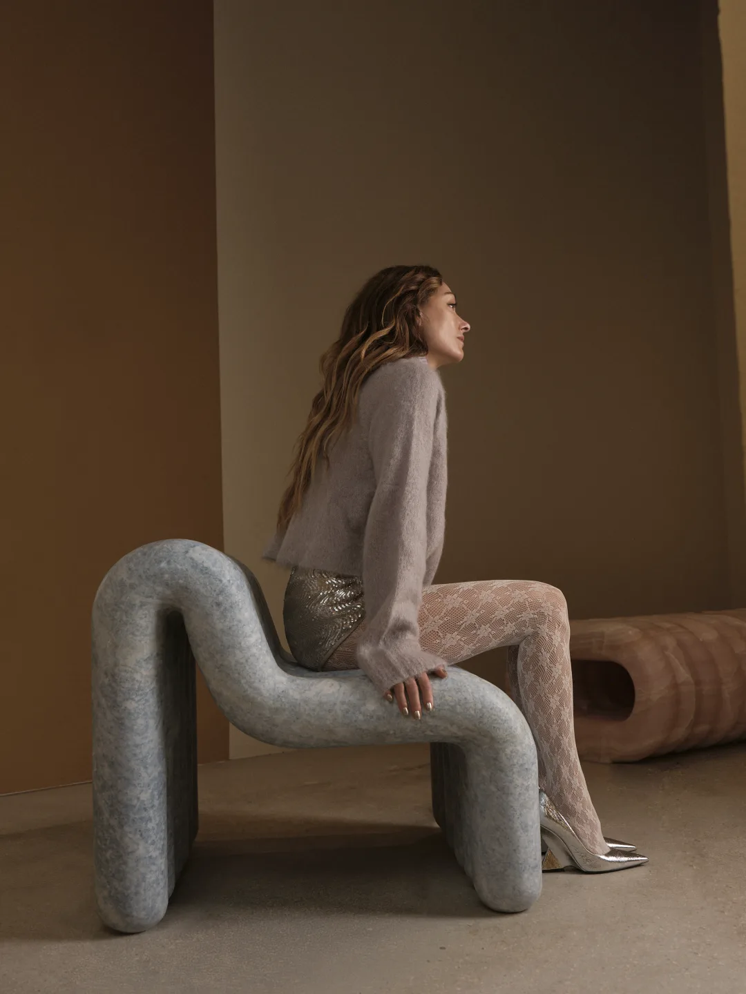 Kelly Wearstler Nudo 2 collection in ARCA natural stone, view 11