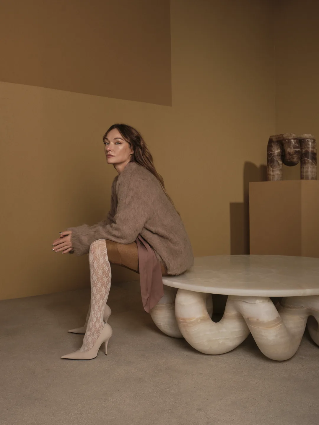 Kelly Wearstler Nudo 2 collection in ARCA natural stone, view 14