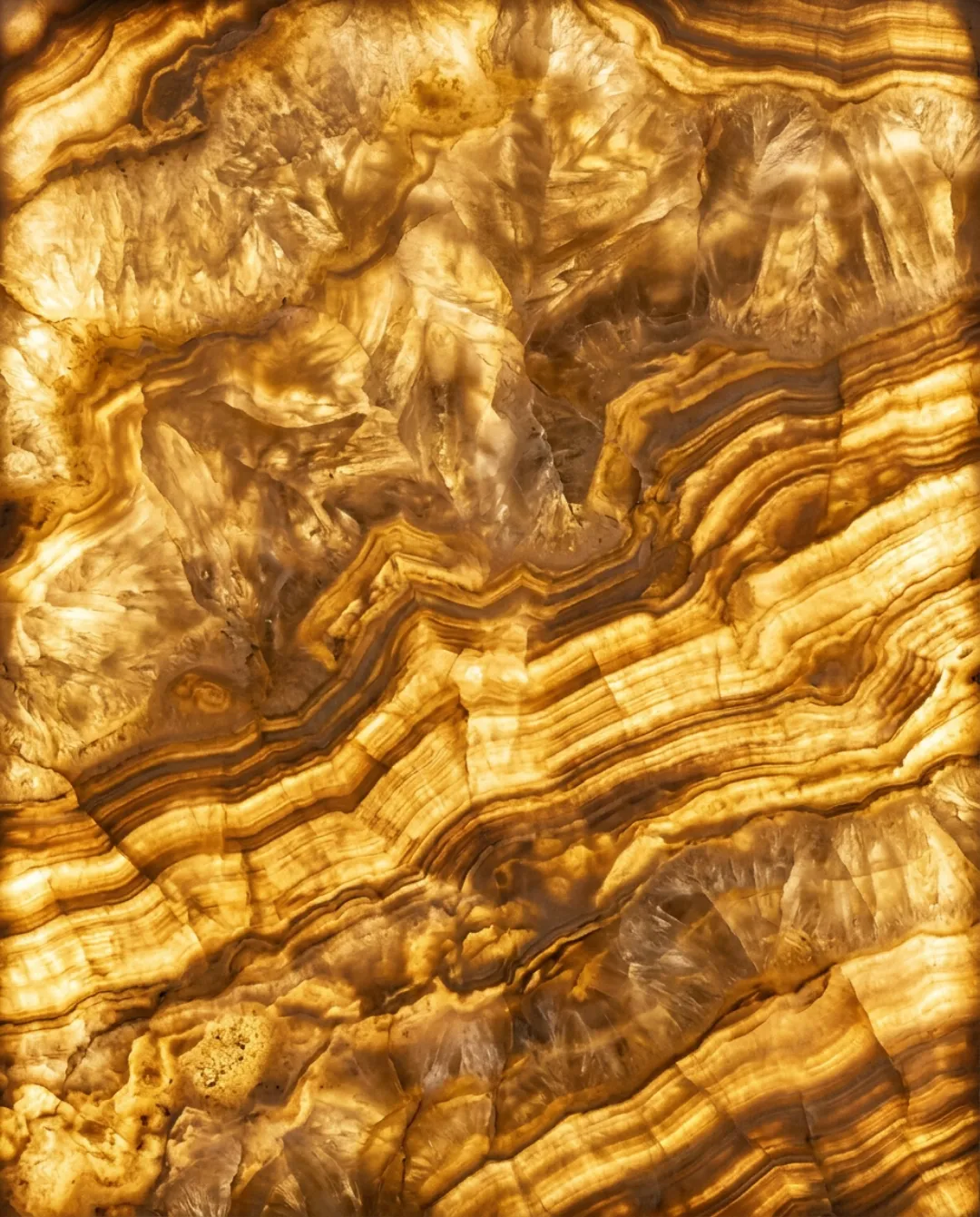 Amber Onyx onyx slab at ARCA Luxury Stone Miami